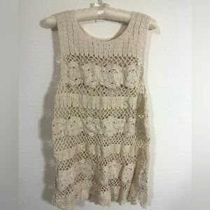 Abercrombie Crotchet Sleeveless Swim Cover Up